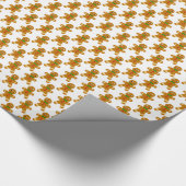 Gingerbrood Man Cadeaupapier (Hoek)