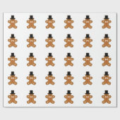 Gingerbrood Man Cadeaupapier (Vlak)