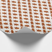 Gingerbrood Man Cadeaupapier (Hoek)