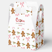 Gingerbrood man & Candy cane Holiday Cookie Bedankdoosjes (Geopend)