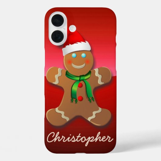 Gingerbrood Man Case-Mate iPhone Case (Achterkant)