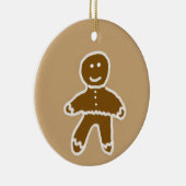 Gingerbrood Man Circle Ornament (Rechts)