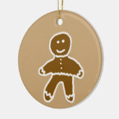 Gingerbrood Man Circle Ornament (Links)