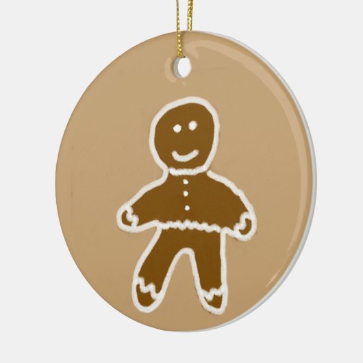 Gingerbrood Man Circle Ornament (Links)