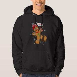 Gingerbrood Man Cookie X Mas Oh Snap Cute Christm Hoodie