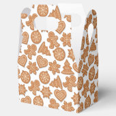 Gingerbrood Man Cookies Cute Kerstmis Bedankdoosjes (Geopend)