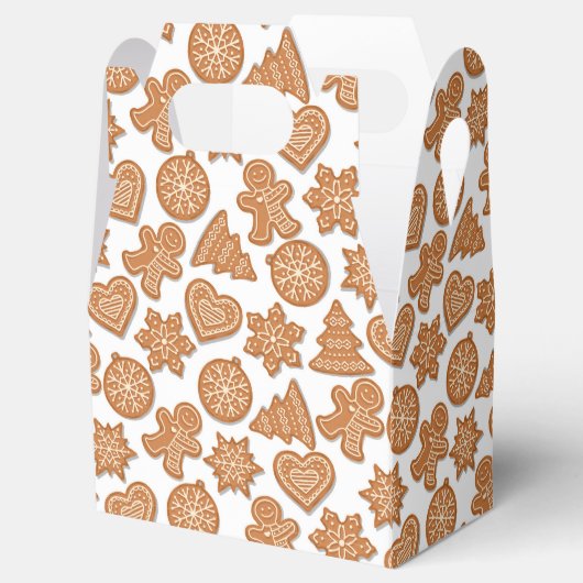 Gingerbrood Man Cookies Cute Kerstmis Bedankdoosjes (Geopend)