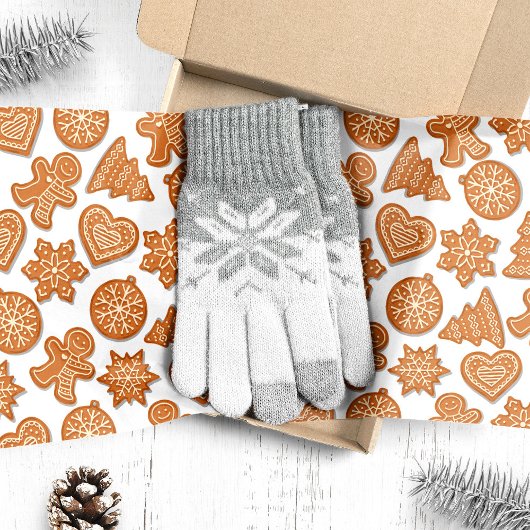 Gingerbrood Man Cookies Cute Kerstmis Tissuepapier