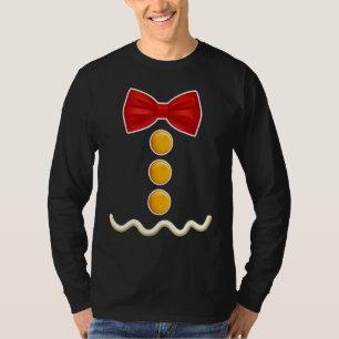 Gingerbrood Man Costume Kinder Funny Cookie Christ T-shirt