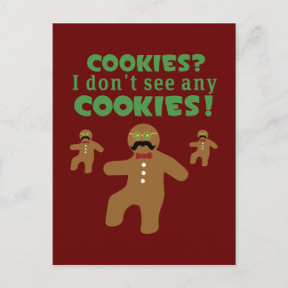 Gingerbrood Man Disguise Briefkaart