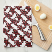 Gingerbrood Man en Vrouwen Theedoek (Quarter Fold)