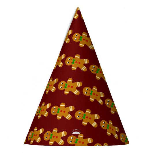 Gingerbrood Man Feesthoedjes (Links)