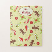 Gingerbrood Man Fun Legpuzzel (Verticaal)