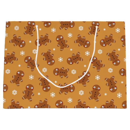 Gingerbrood Man Groot Cadeauzakje (Voorkant)