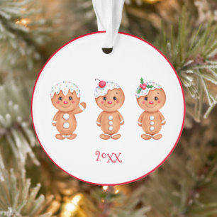 Gingerbrood Man Holiday Festive Kerstmis Ornament