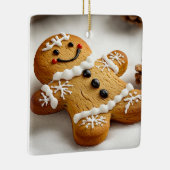Gingerbrood Man Keramisch Ornament (Rechts)