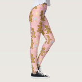 Gingerbrood Man, kerstballen Leggings (Rechts)