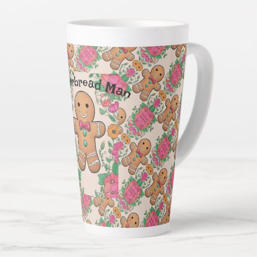 Gingerbrood Man Latte Mok (Rechterhoek)