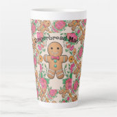 Gingerbrood Man Latte Mok (Voorkant)