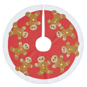 Gingerbrood Man Line Kerstboom Rok