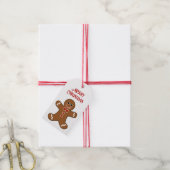 Gingerbrood Man Merry kerstcadeautjes Labels Cadeaulabel (Met Touw)