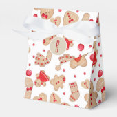 Gingerbrood Man met koekjes Rustic Whimsical Bedankdoosjes (Voorkant Zijde)