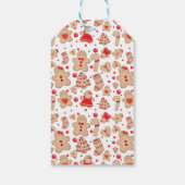 Gingerbrood Man met koekjes Rustic Whimsical Cadeaulabel (Achterkant)