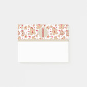 Gingerbrood Man met koekjes Rustic Whimsical Post-it® Notes (Voorkant)