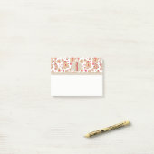 Gingerbrood Man met koekjes Rustic Whimsical Post-it® Notes (Op bureau)