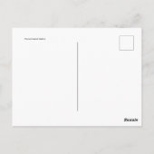 Gingerbrood Man met Lollipop Briefkaart (Achterkant)