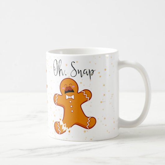 Gingerbrood Man | Oh Snap | Vakantiegeld Mok (Rechts)