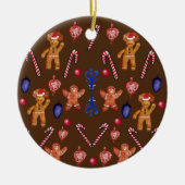 Gingerbrood Man Ornament (Voorkant)