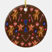 Gingerbrood Man Ornament (Achterkant)