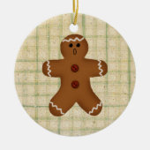 Gingerbrood Man Ornament (Voorkant)