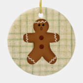 Gingerbrood Man Ornament (Achterkant)