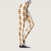 Gingerbrood Man Pattern Leggings (Rechts)