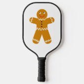 Gingerbrood Man Pickleball Paddle (Achterkant)