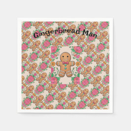 Gingerbrood Man Servet