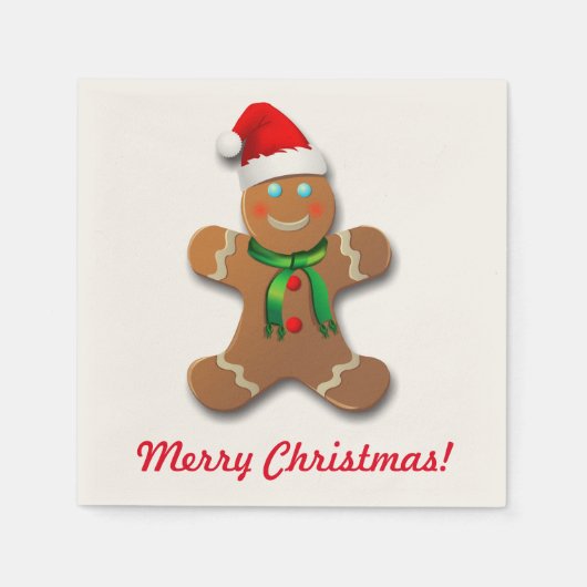  Gingerbrood Man Servetten (Voorkant)