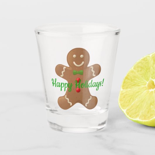 Gingerbrood Man Shot Glas (Voorkant)