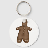 Gingerbrood Man Sleutelhanger (Voorkant)