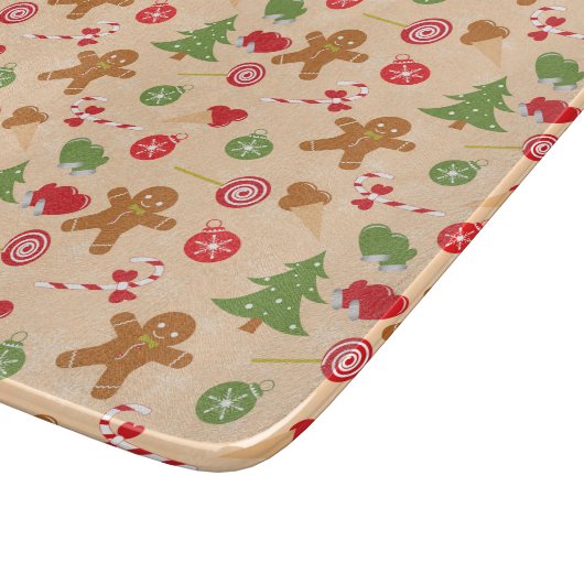 Gingerbrood Man, Snoep en ijs Snijplank (Hoek)