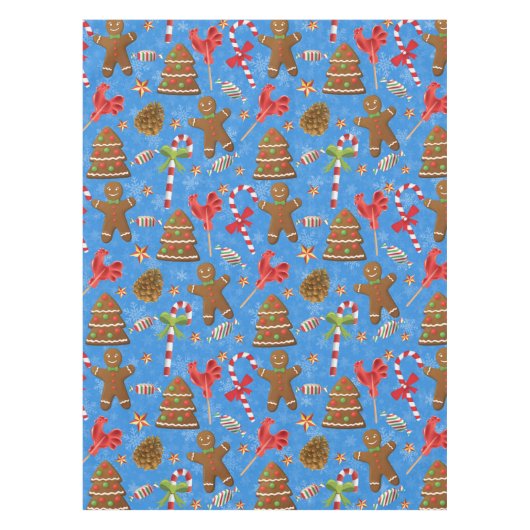 Gingerbrood Man, Snoep en lolly Tafelkleed (Voorkant)