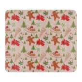 Gingerbrood Man, Snoepjes munt en ijs Snijplank (Voorkant)