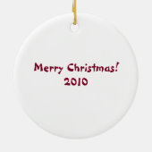 Gingerbrood Man Survives! Keramisch Ornament (Achterkant)