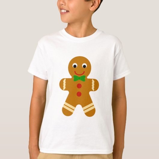 Gingerbrood Man T-shirt (Voorkant)