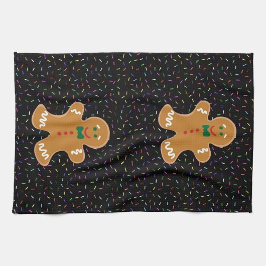 Gingerbrood Man  Theedoek (Horizontaal)