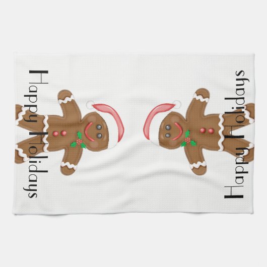 Gingerbrood Man Theedoek (Horizontaal)