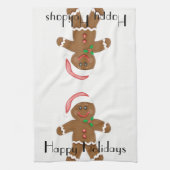 Gingerbrood Man Theedoek (Verticaal)