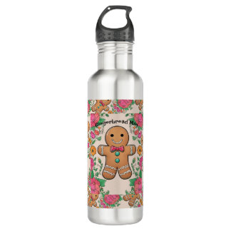 Gingerbrood Man Waterfles